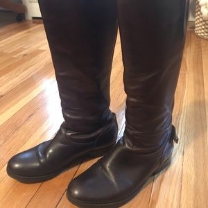 FRYE Melissa Button Back Zip Wide Calf Boot sz 8